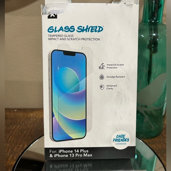 Glass Shield for iPhone 14 Plus & 13 Pro Max - Picture 1 of 7